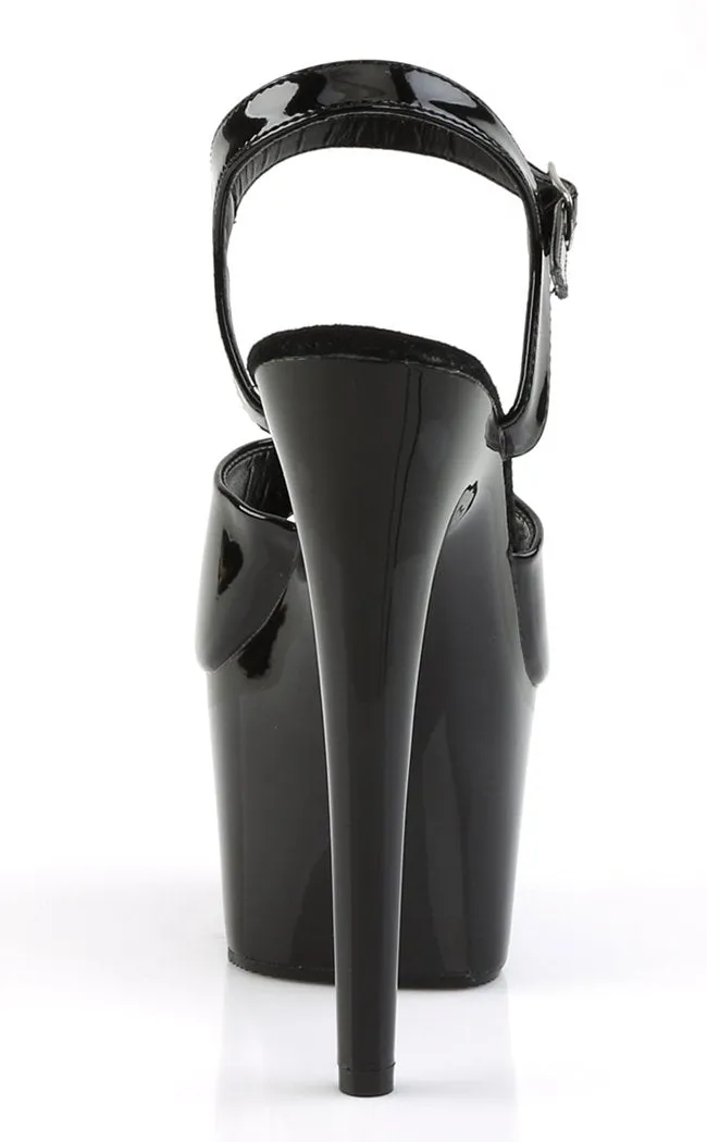 ADORE-709 Black Patent Heels
