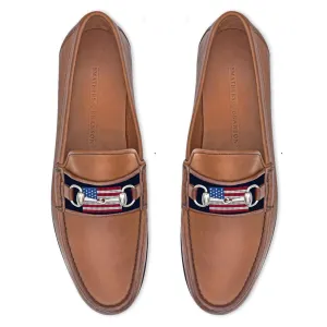 American Flag Downing Bit Loafer by Smathers & Branson