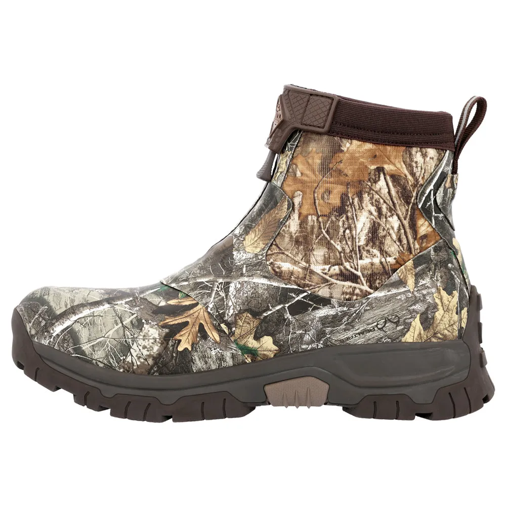 Apex Mid Zip Camo Round Toe Pull On Boots