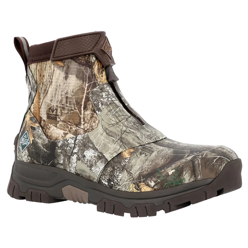 Apex Mid Zip Camo Round Toe Pull On Boots