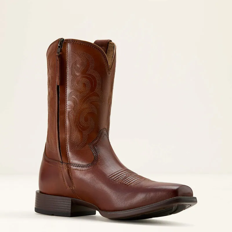 Ariat Men's Bodie Western Boot in Bitter Brown