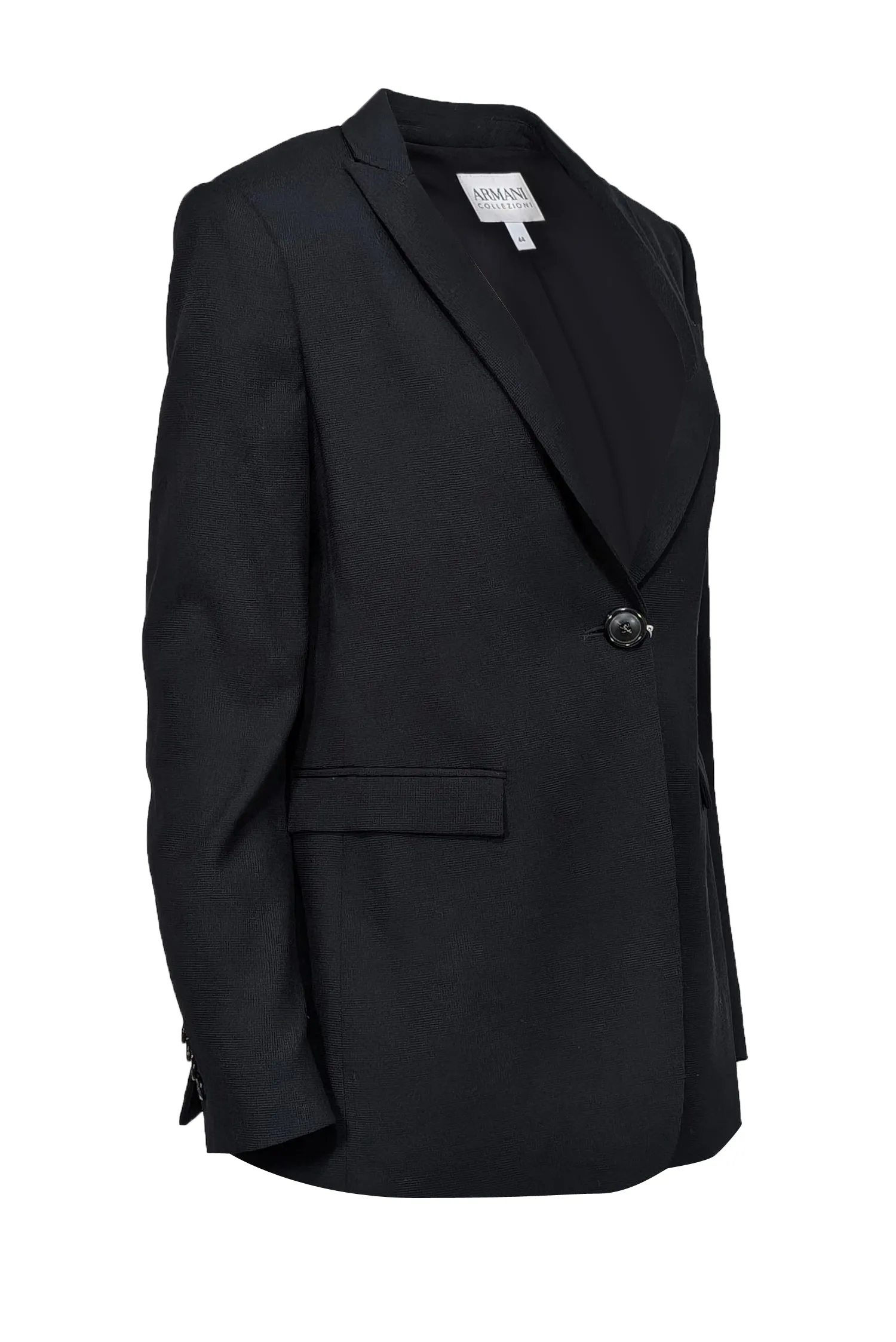 Armani Collezioni - Black Single Button Blazer Sz 8