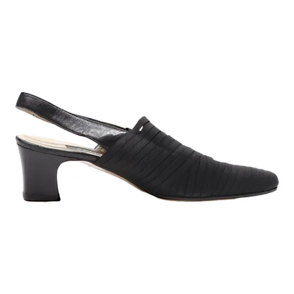 BALLY Kitten Heels Black Synthetic Womens UK 5.5