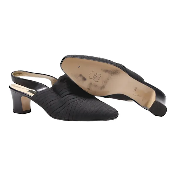BALLY Kitten Heels Black Synthetic Womens UK 5.5