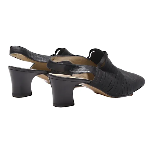 BALLY Kitten Heels Black Synthetic Womens UK 5.5
