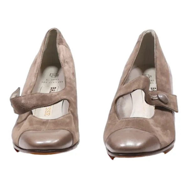 BALLY Pump Heels Brown Synthetic Womens UK 4