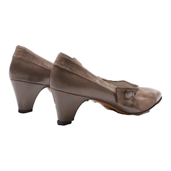 BALLY Pump Heels Brown Synthetic Womens UK 4