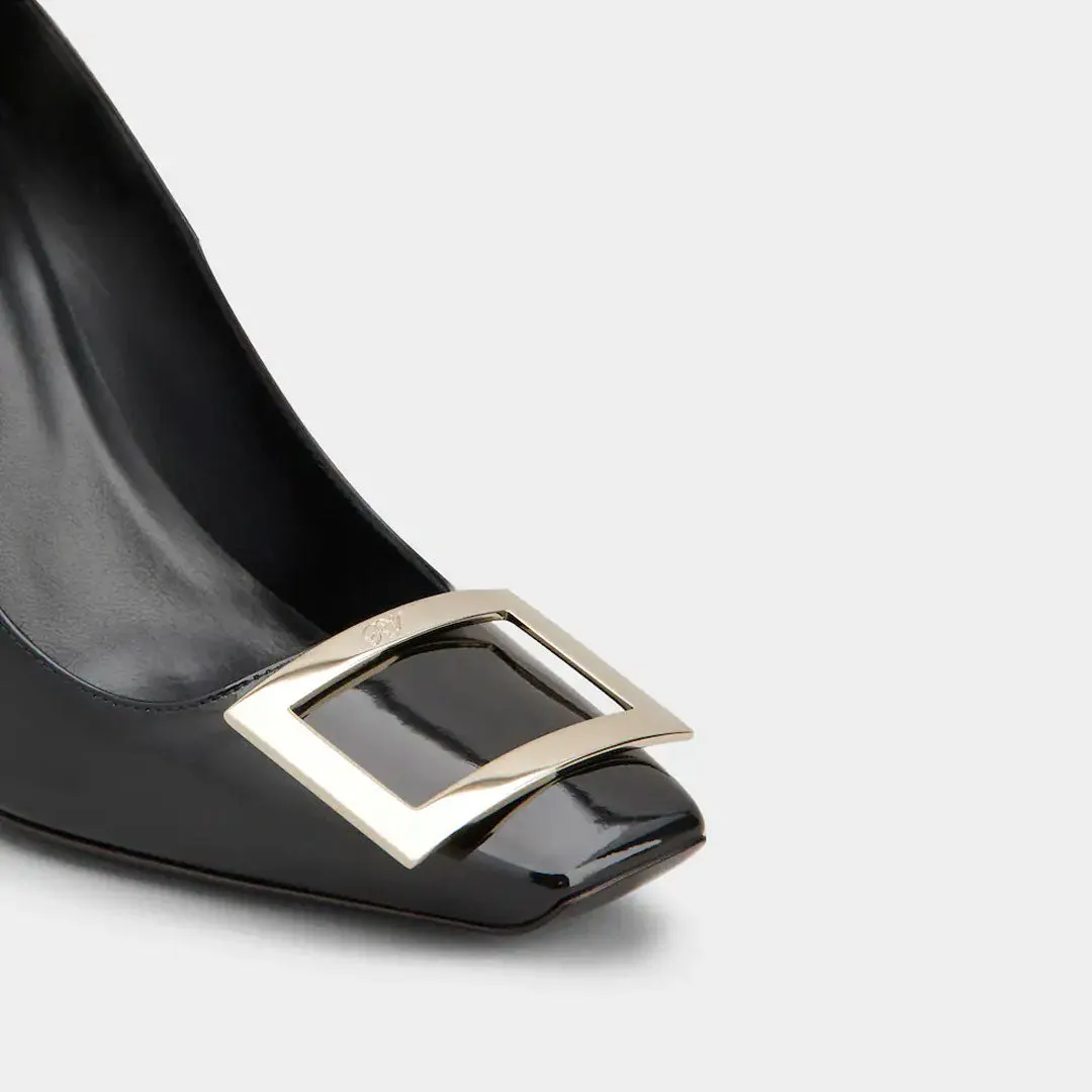 Belle Trompette Black 100mm Pumps