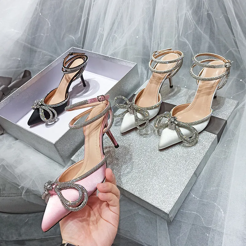 Bellflower Double Bow-knot Pumps