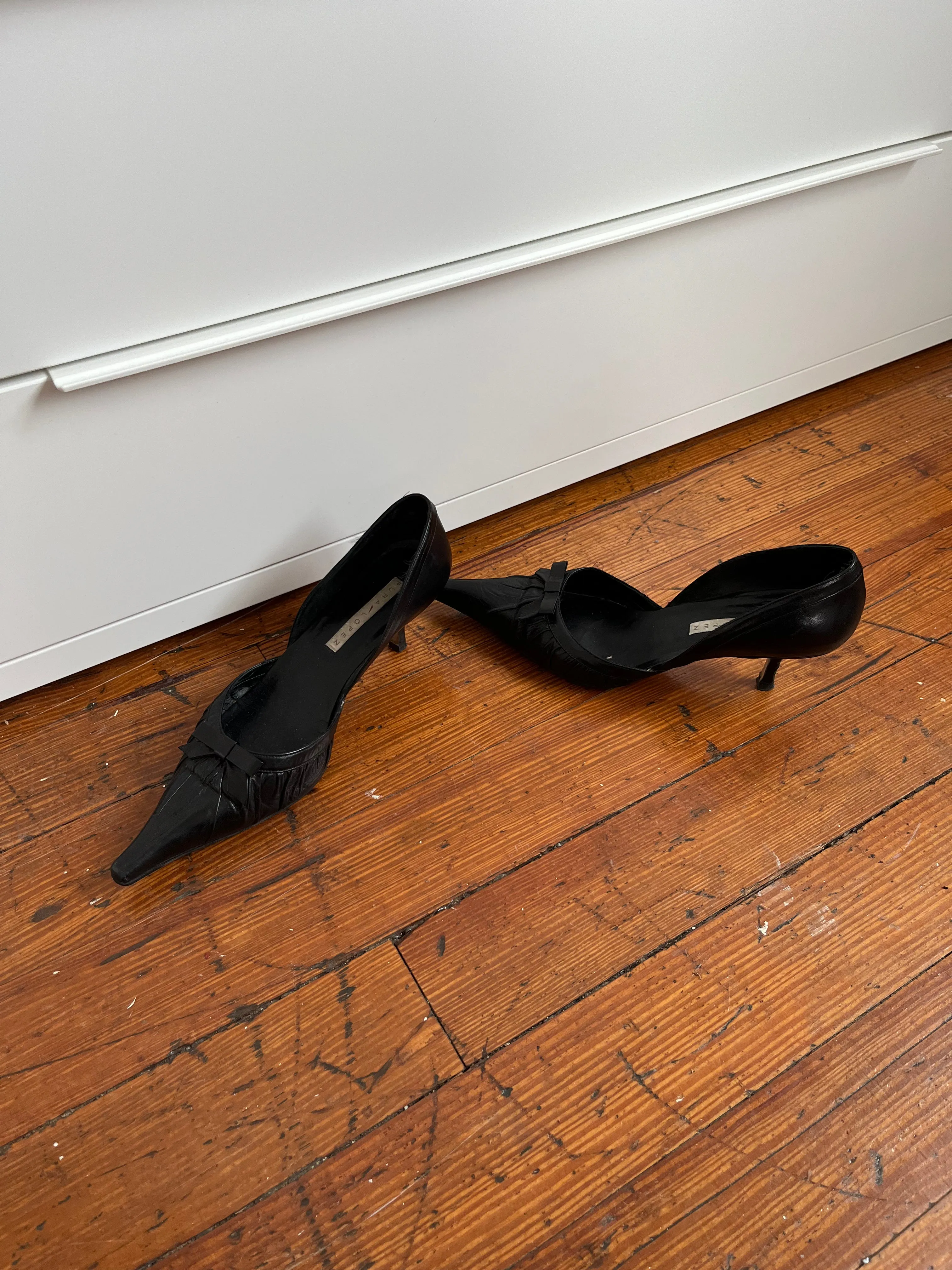 Black Pointed Toe Heels