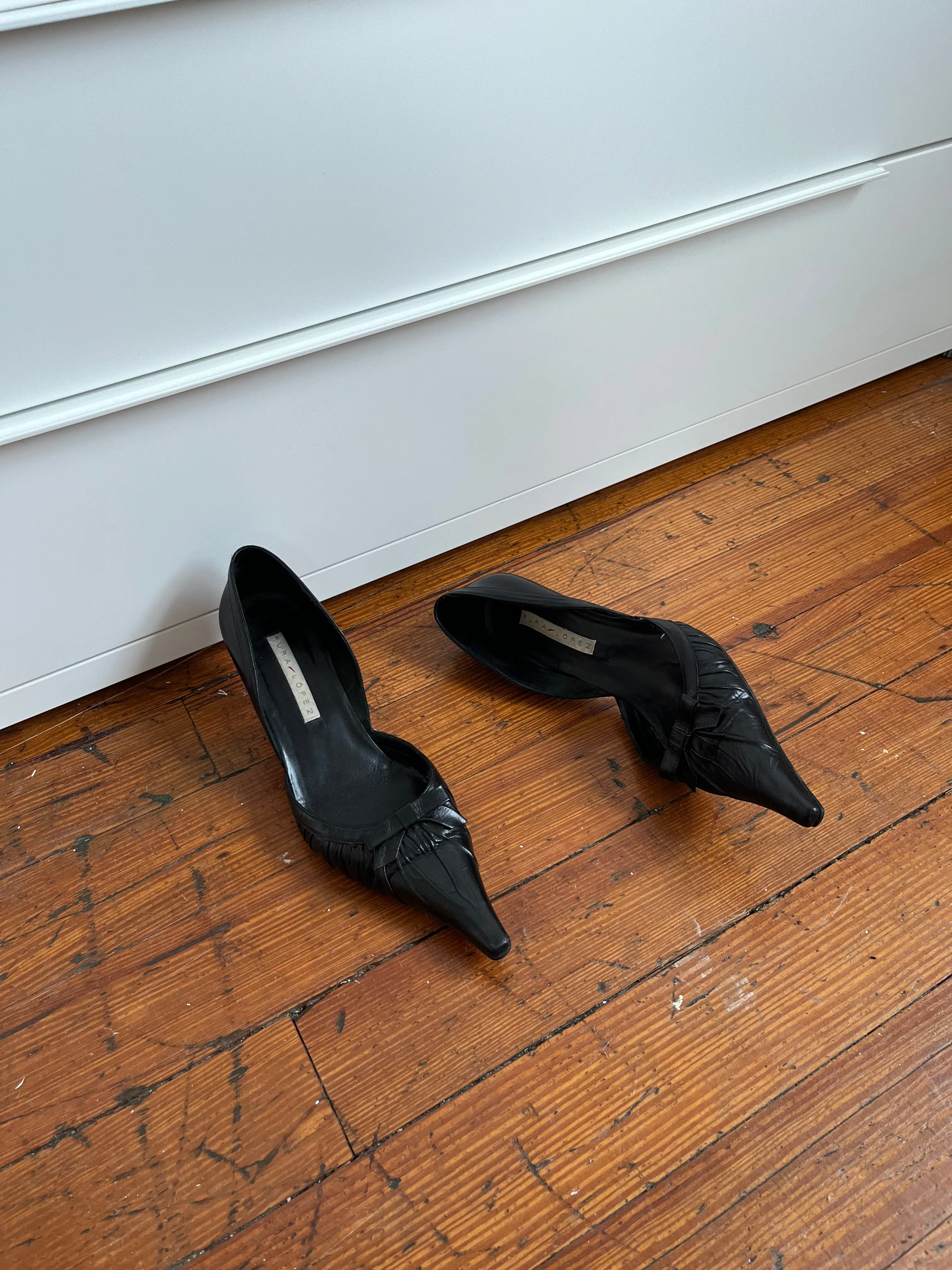 Black Pointed Toe Heels