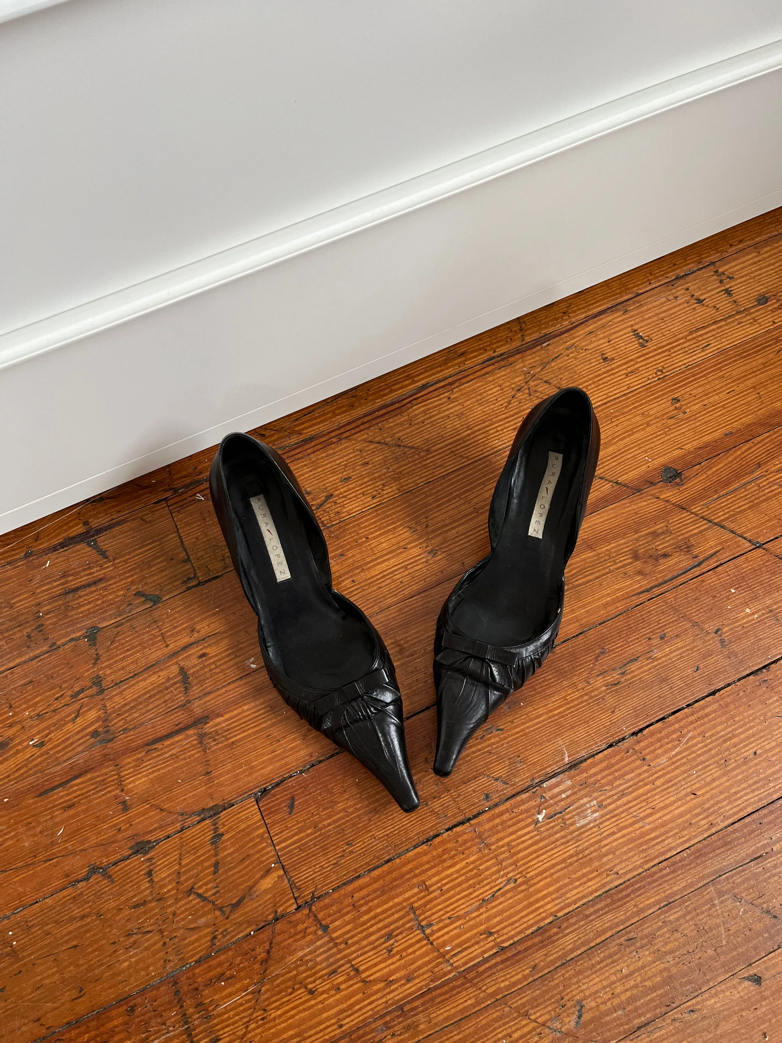 Black Pointed Toe Heels