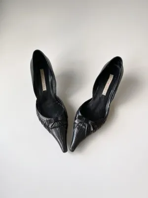 Black Pointed Toe Heels