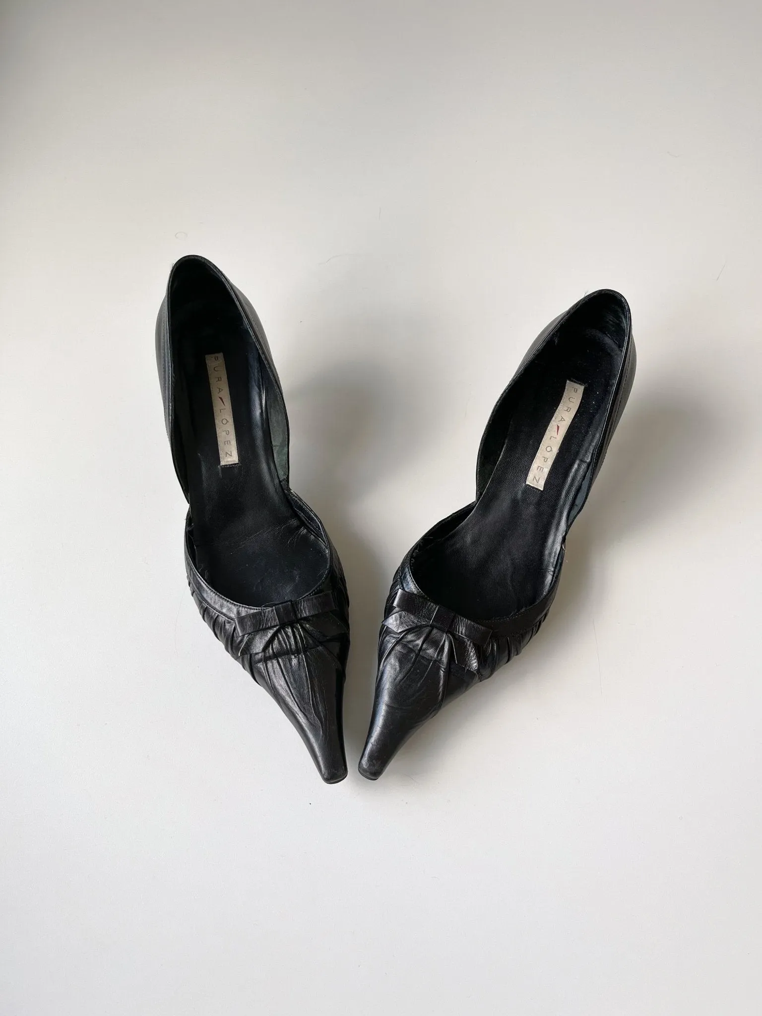 Black Pointed Toe Heels