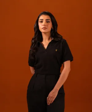 Black Popcorn POLO (Women)
