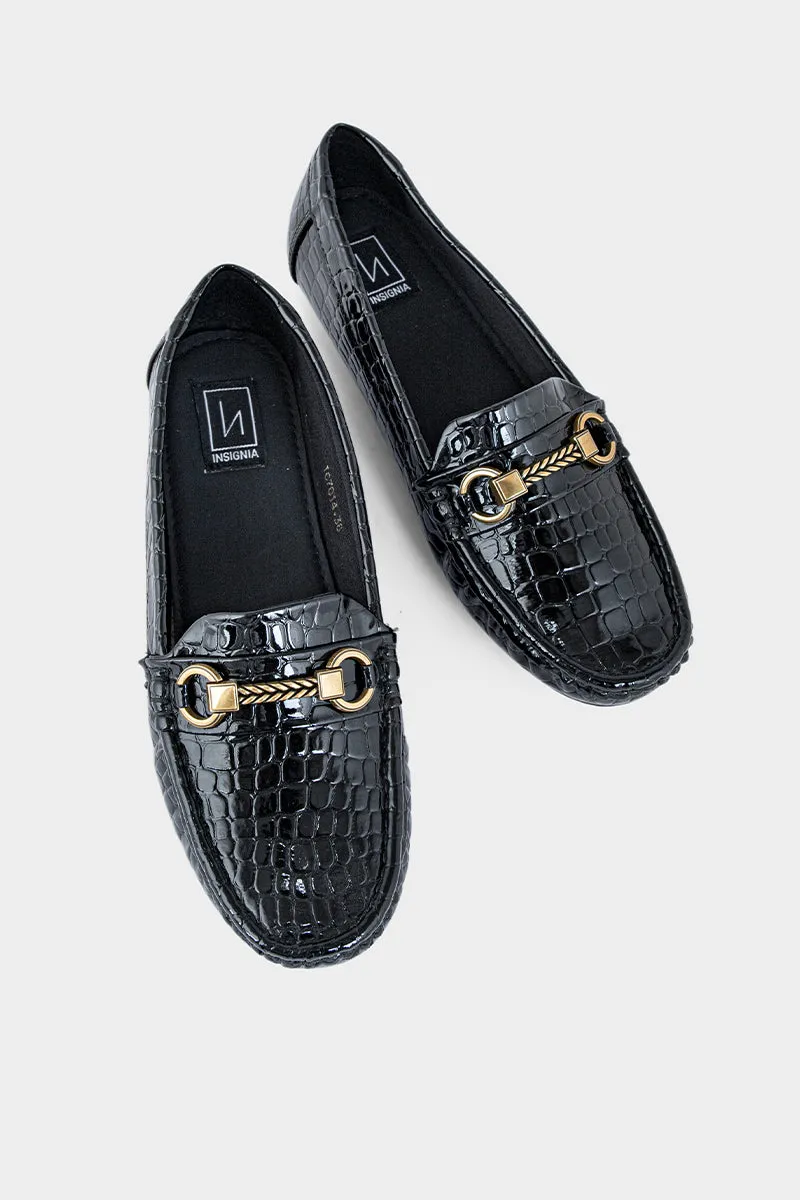 Casual Moccasin IC7014-Black