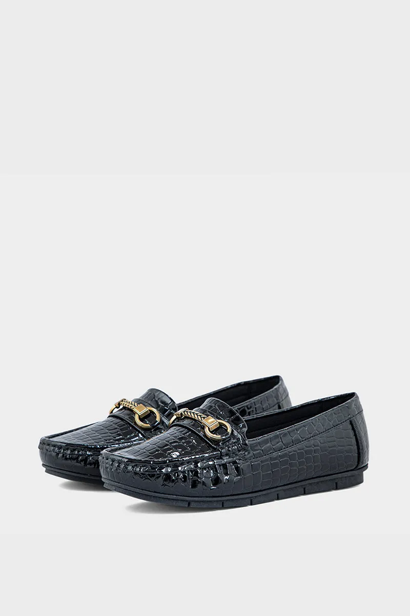 Casual Moccasin IC7014-Black