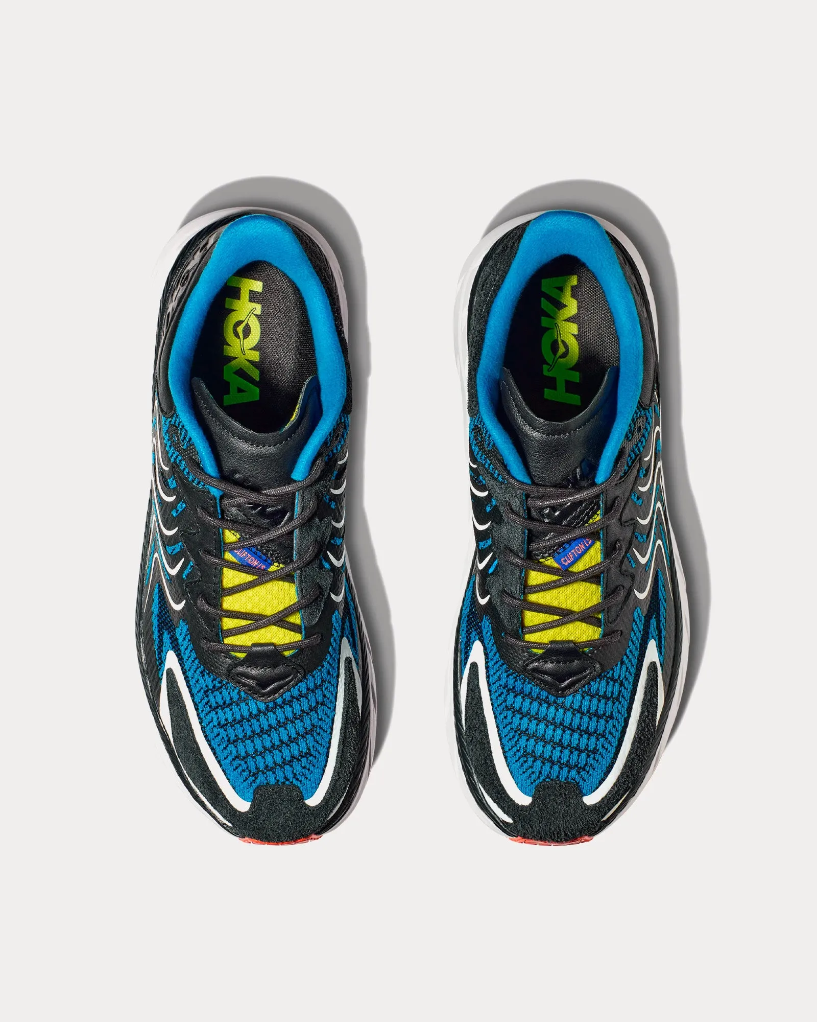 Clifton LS Black / Diva Blue Running Shoes