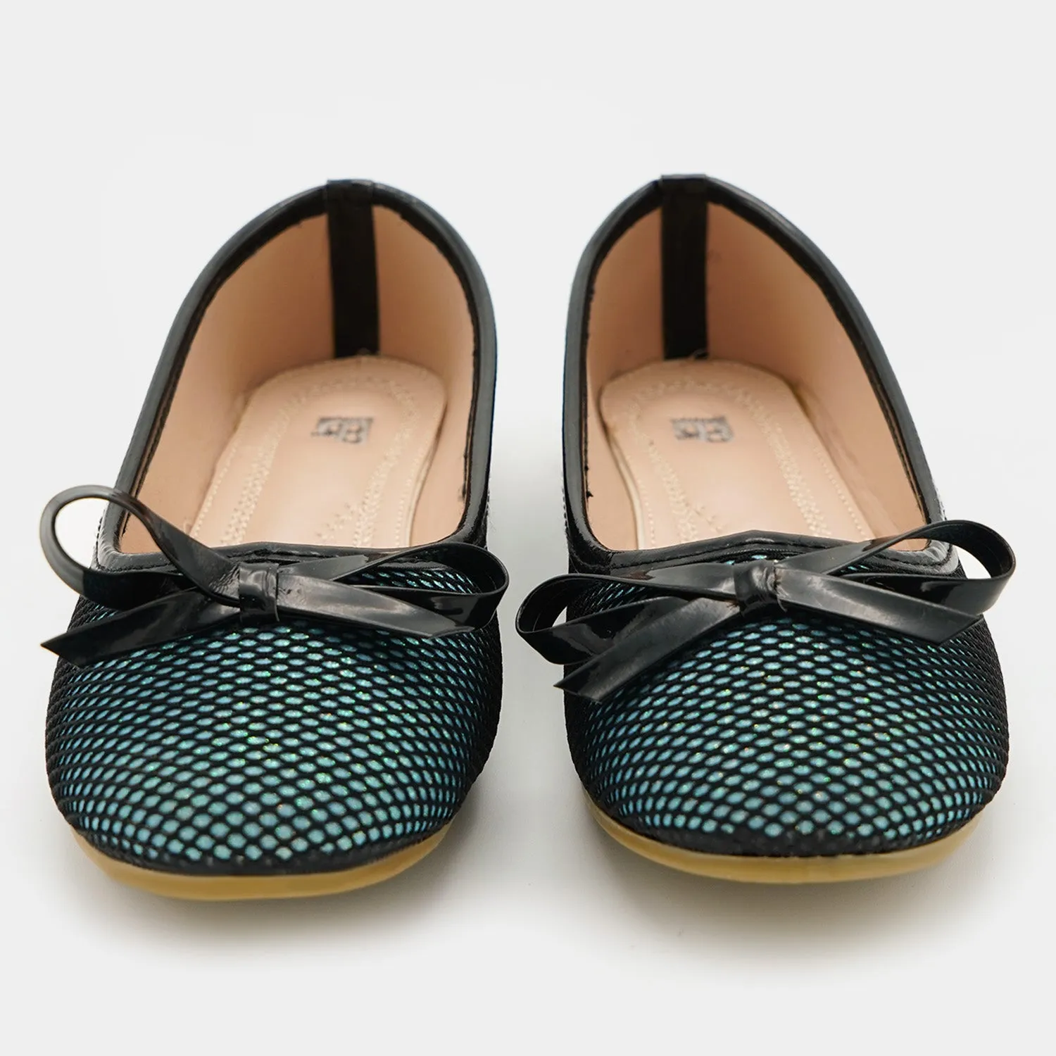 Girls Pumps 203-54-BLACK