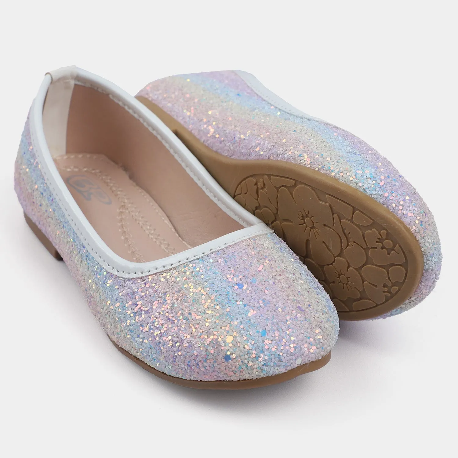 Girls Pumps 80-23-Pink/Multi