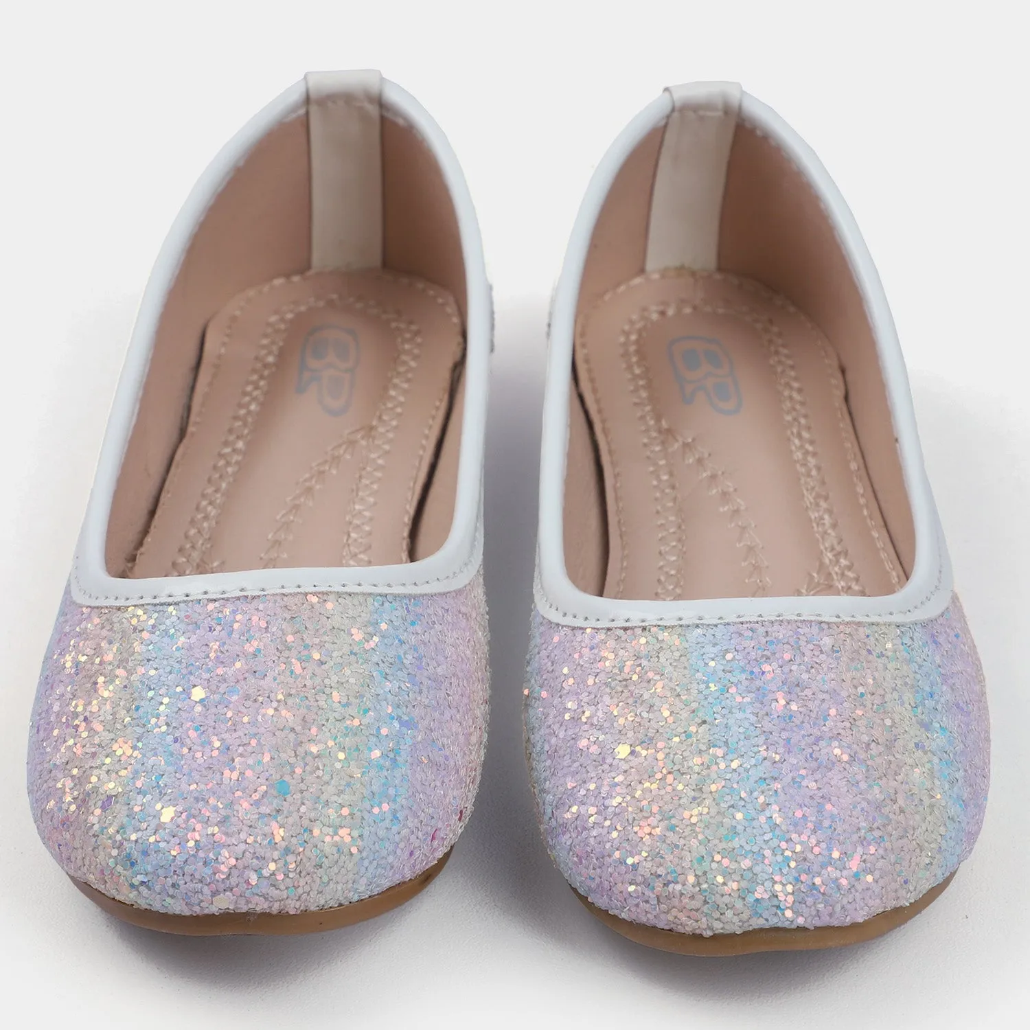 Girls Pumps 80-23-Pink/Multi