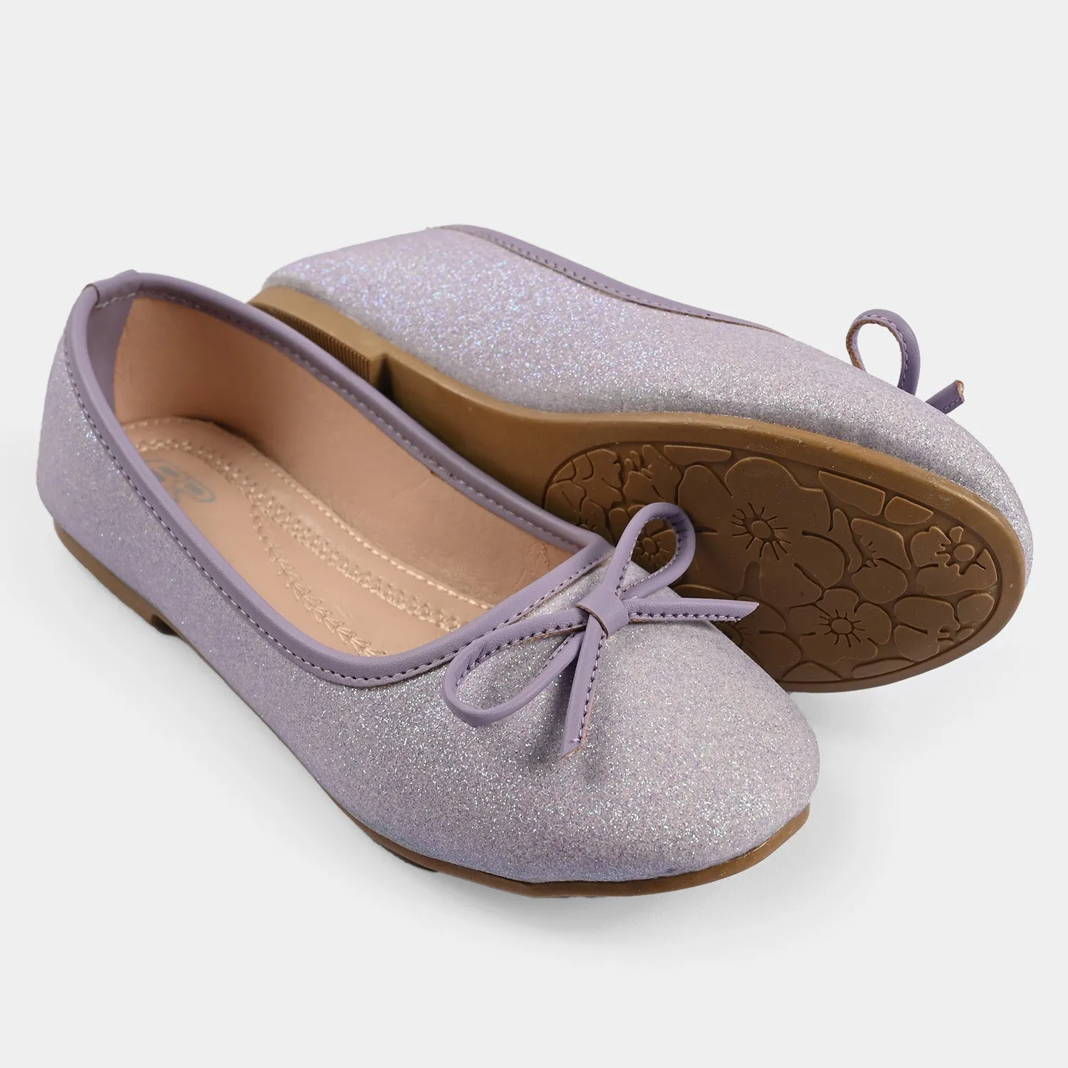 Girls Pumps 80-25-Purple
