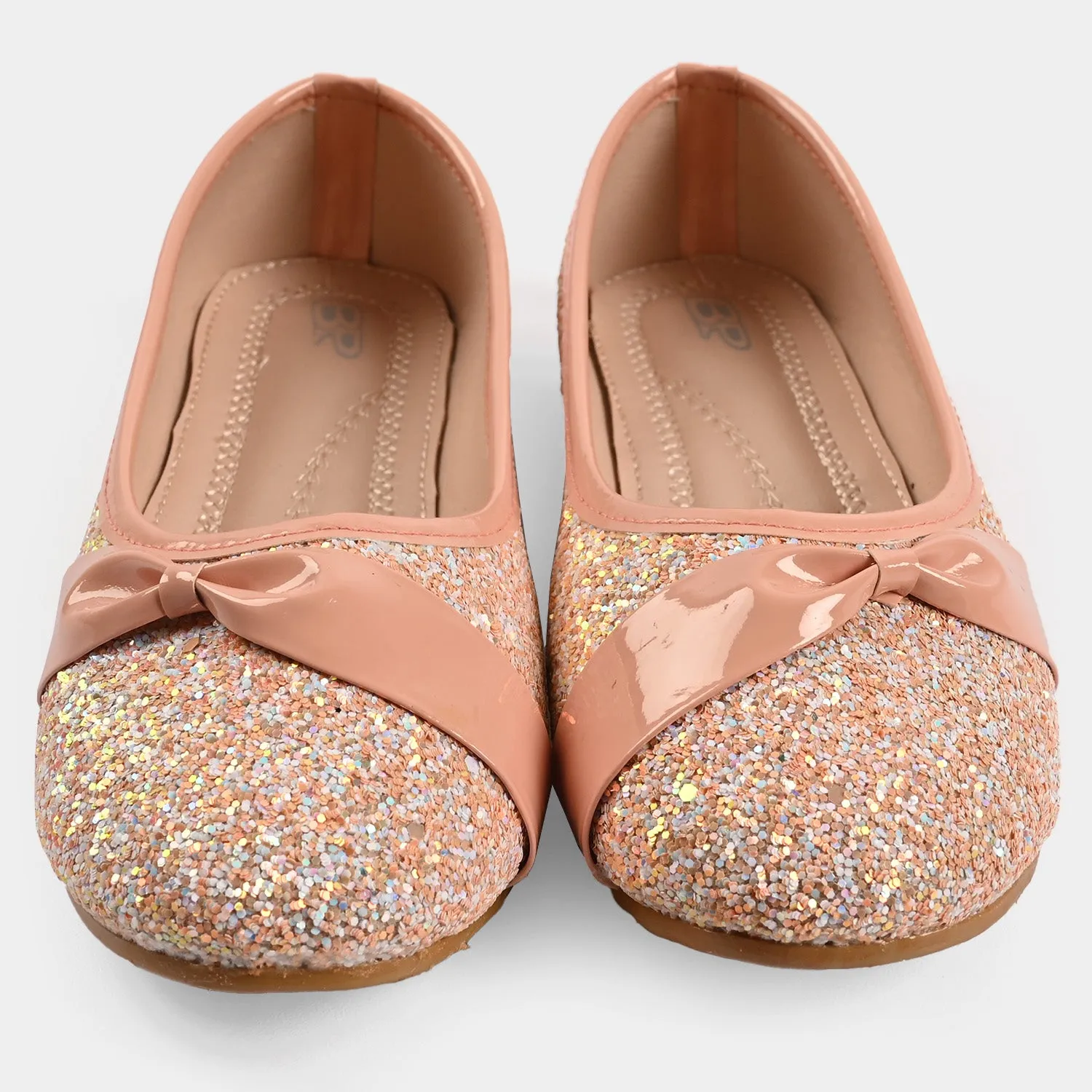 Girls Pumps 80-26-Peach