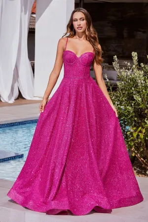 GLITTER BALL GOWN CDCDS483