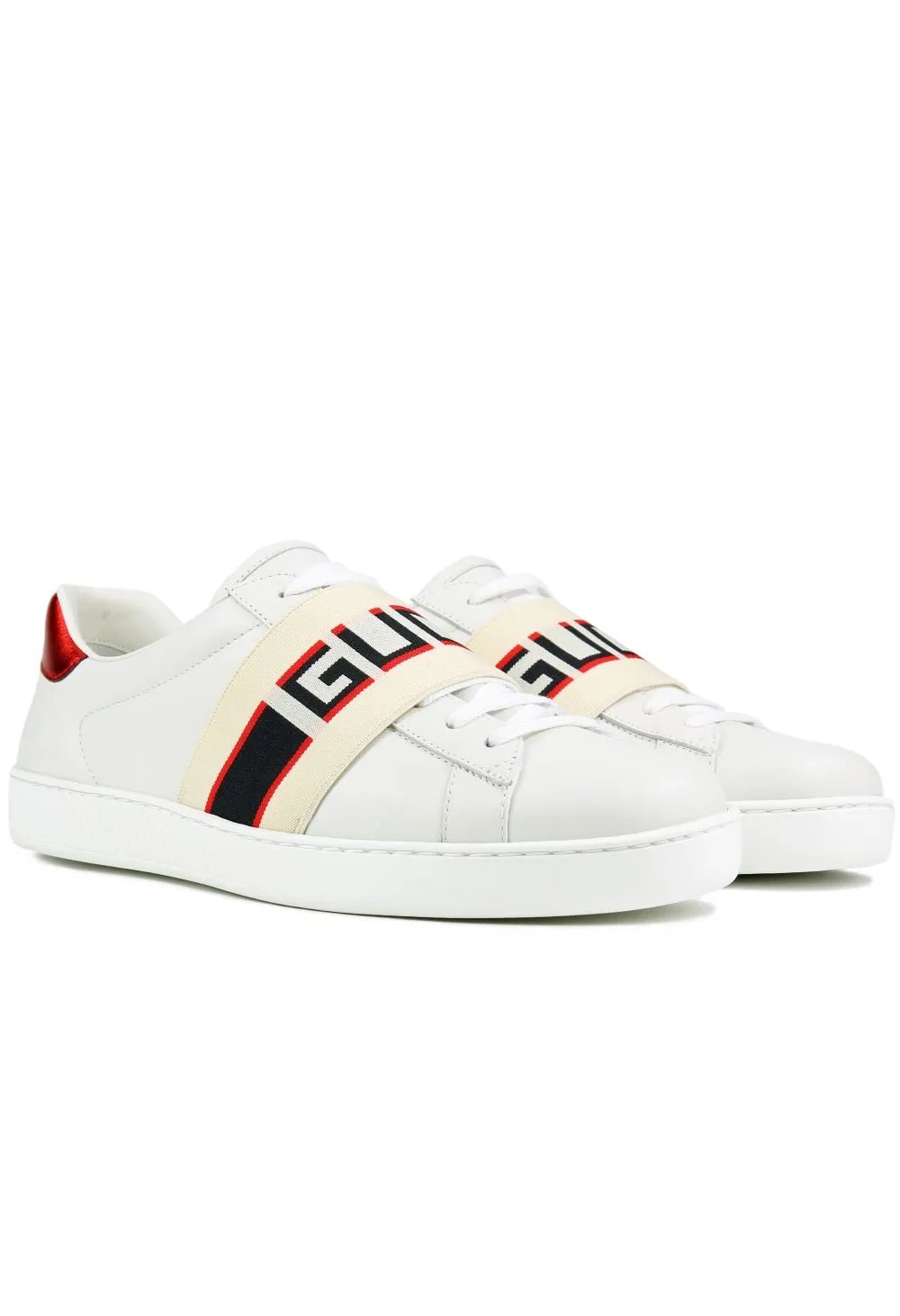 Gucci New Ace Logo Strap Sneakers