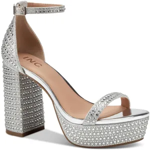 INC Womens Shea Metallic Platform Heels