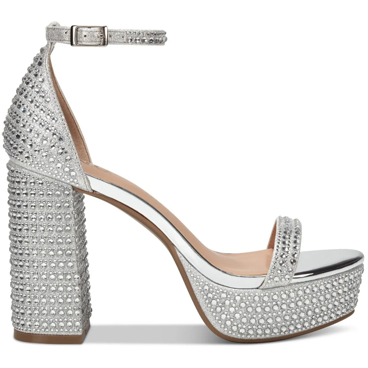 INC Womens Shea Metallic Platform Heels