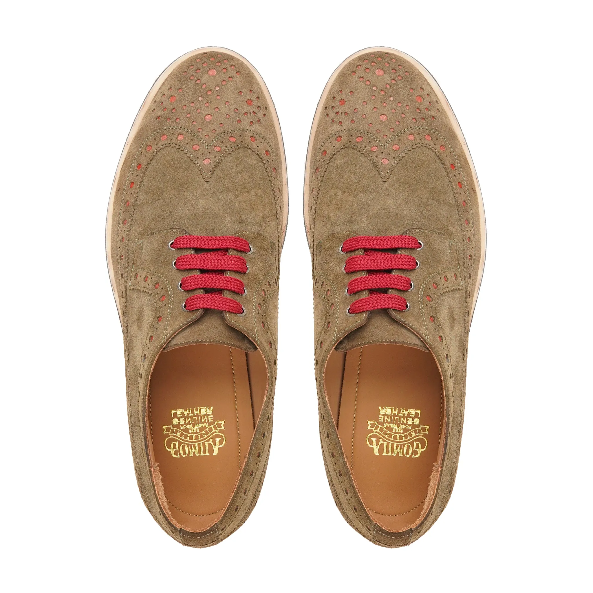 Jack - Men's Light Brown Kid Suede Derby Shoe