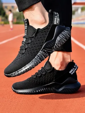 Men’s graphic lace up sneakers