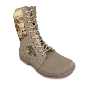 Men's Tactical Work Boots - Camo Beige