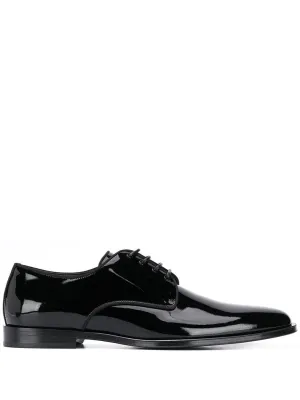 PATENT LEATHER DERBY SHOES