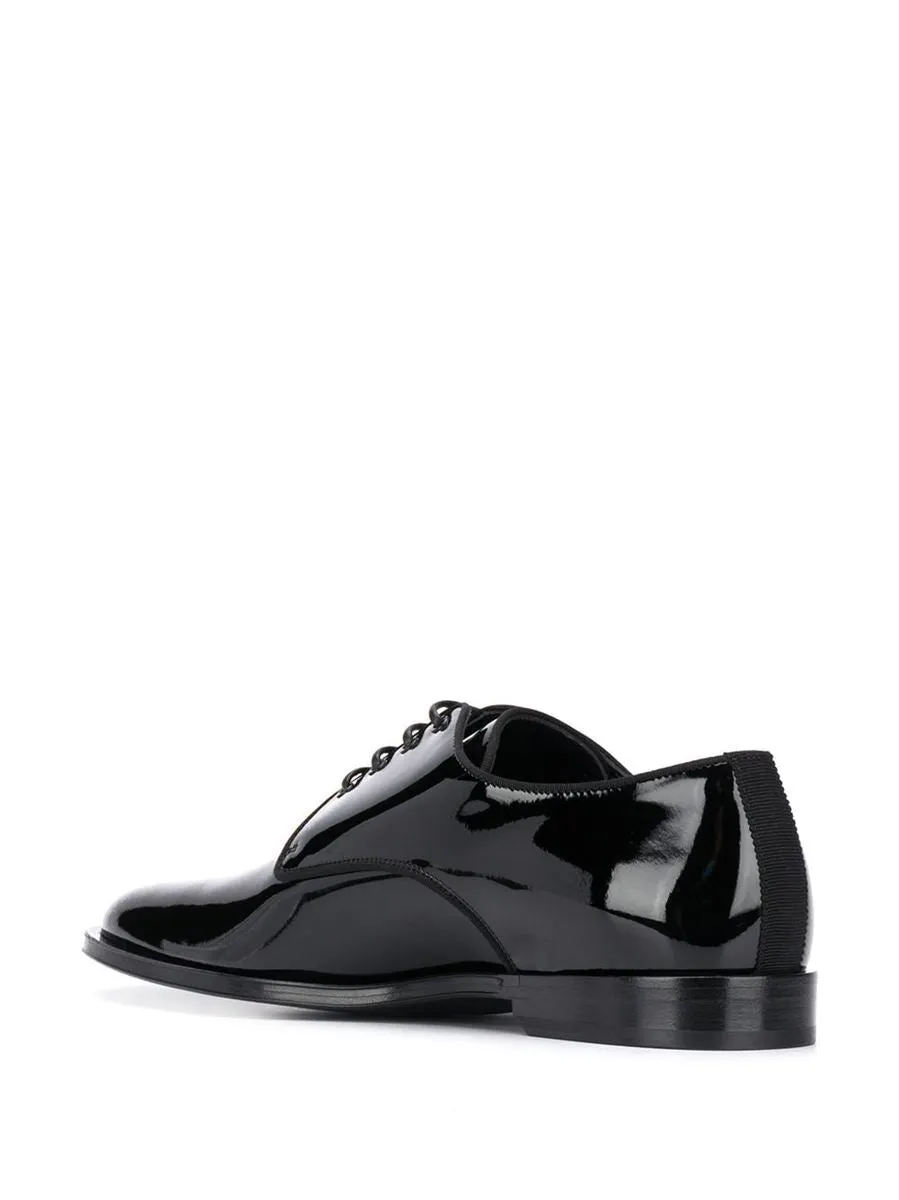 PATENT LEATHER DERBY SHOES