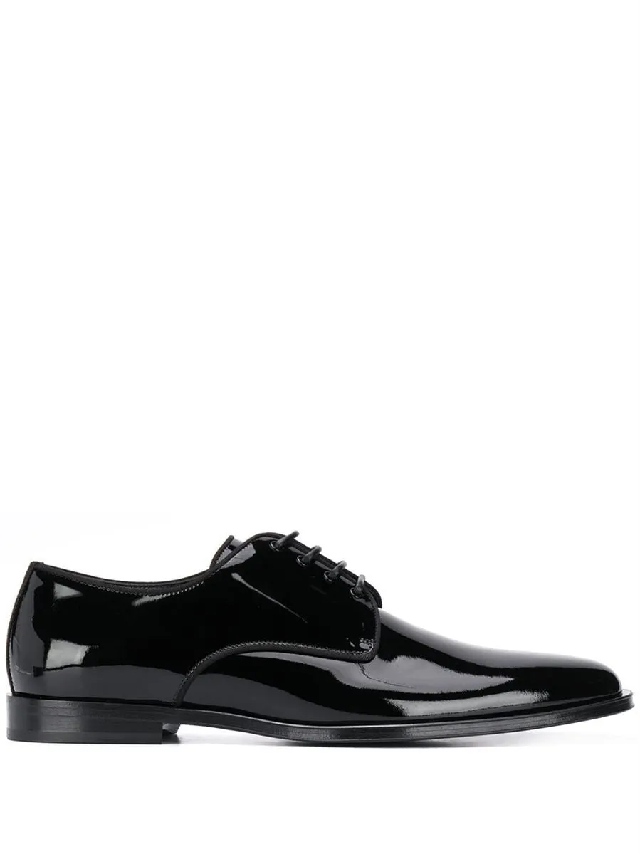 PATENT LEATHER DERBY SHOES