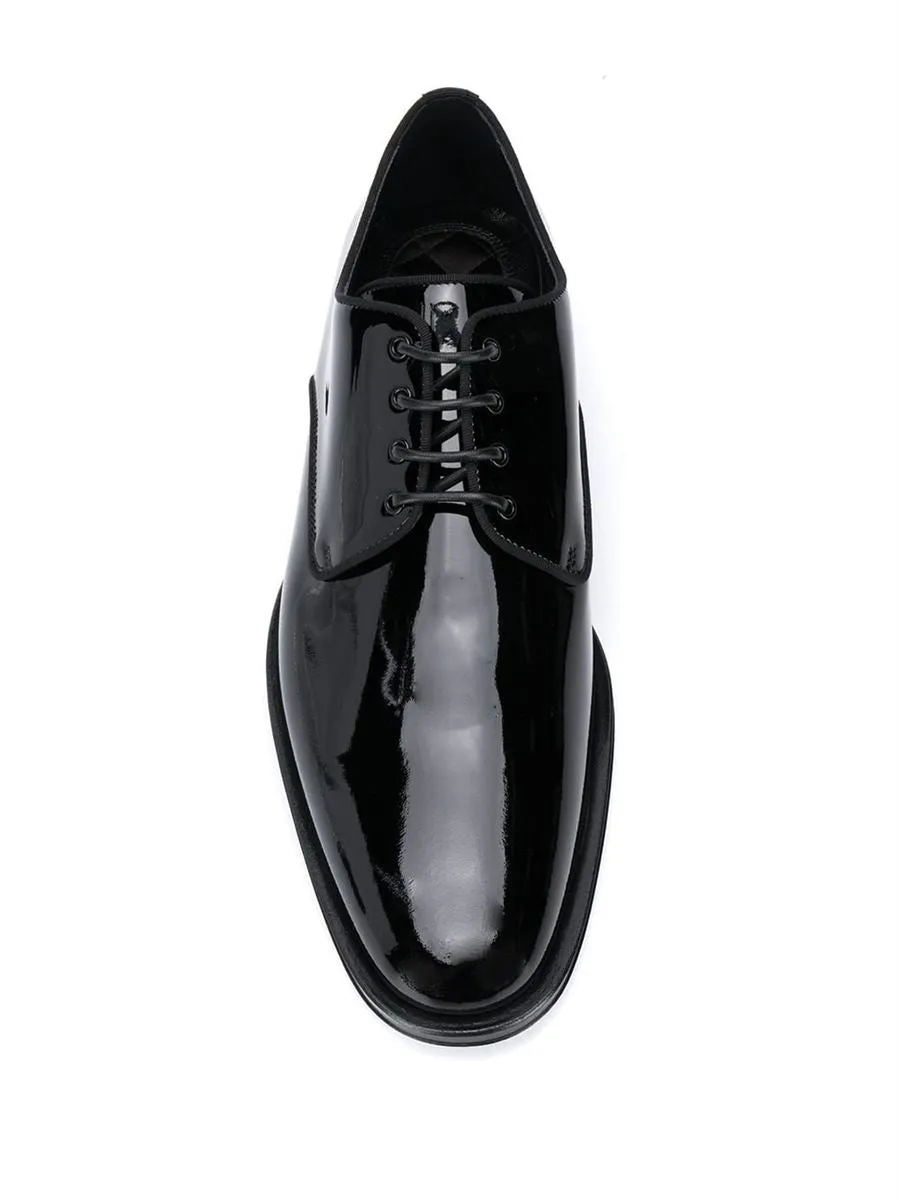 PATENT LEATHER DERBY SHOES