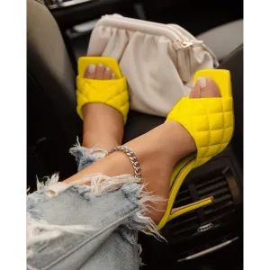 Sexy Square Toe High Heel
