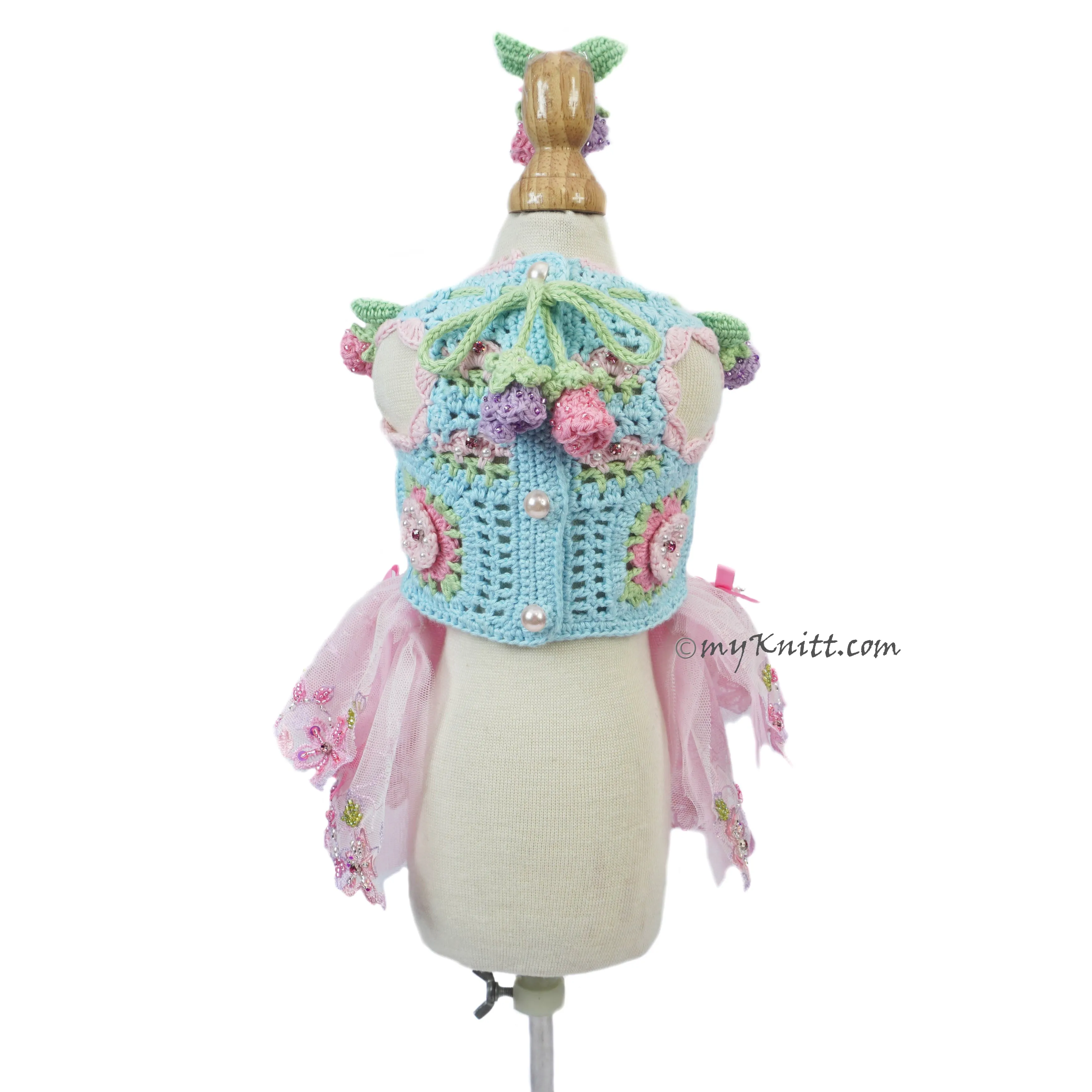 Spring Flowers Dress RM5 Royal Myknitt