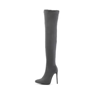Thigh High Stiletto Heel Boots