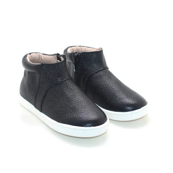 UNISEX High Top Loafers Ebony