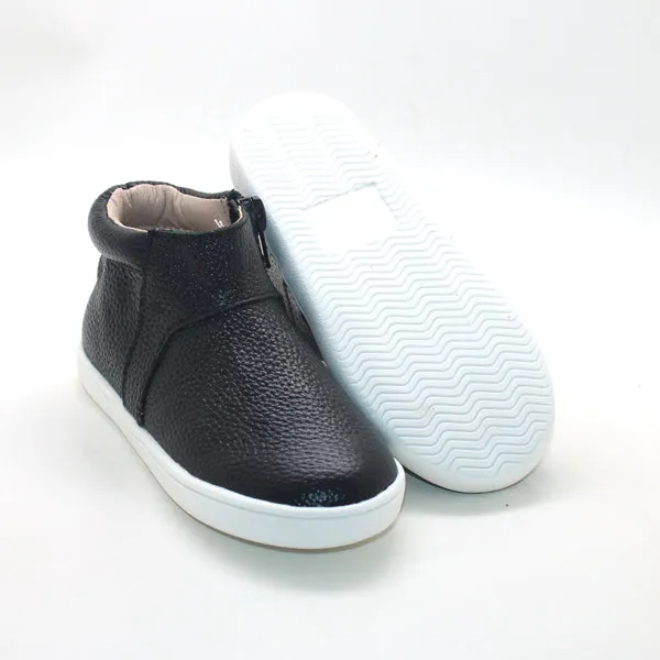 UNISEX High Top Loafers Ebony
