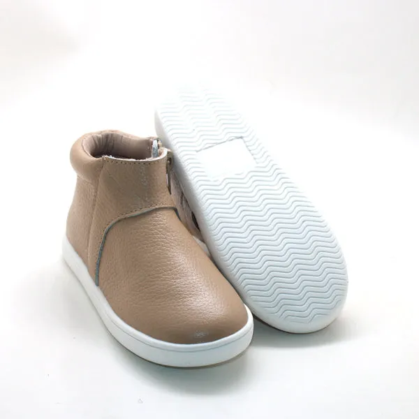 Unisex High Top Loafers Nude
