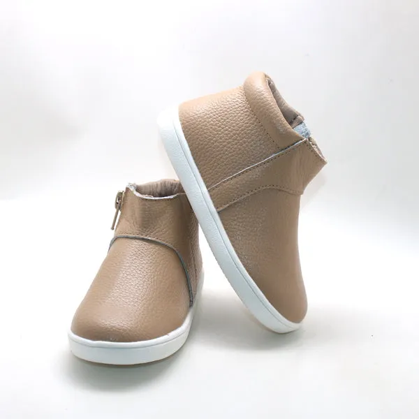 Unisex High Top Loafers Nude
