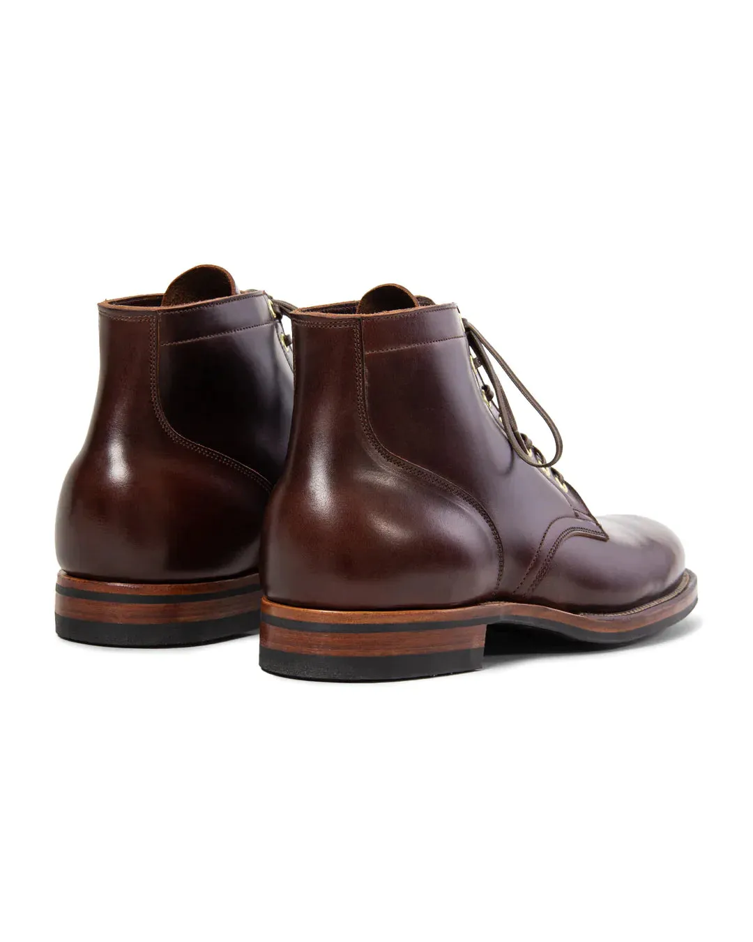 Viberg CORE - Service Boot Plain Toe Brown CXL