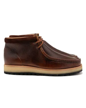 Wallabee Scout Dark Tan Leather