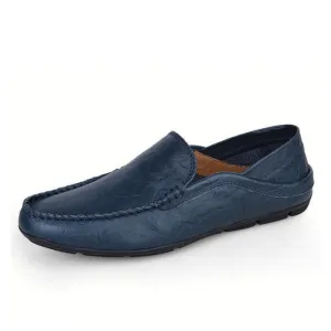 West Louis Autumn Leather Flats Moccasins