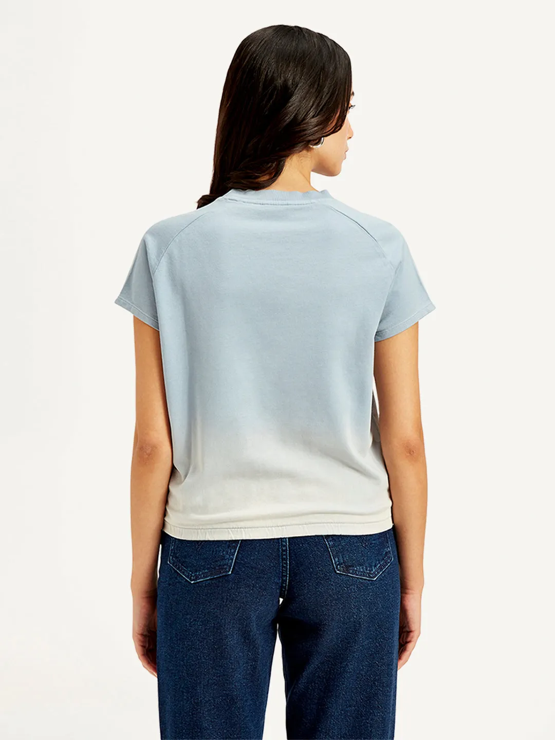 Women's Brand Logo Crew Neck Top